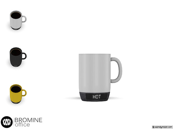 Sims 4 — Bromine Coffee Mug by wondymoon — - Bromine Office - Coffee Mug - Wondymoon|TSR - Creations'2018