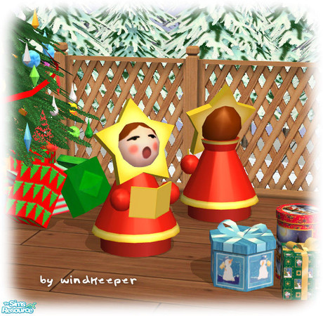 Sims 2 — Xmas Starlet large 3 by Windkeeper — Linked to Xmas Starlet - main mesh from this set for colors and requires