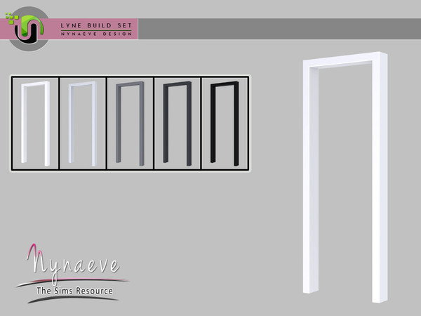 Sims 4 — Lyne Build Set - Arch 1x1 by NynaeveDesign — Lyne Build Set - Arch 1x1 Located in Build - Doors Price: 229