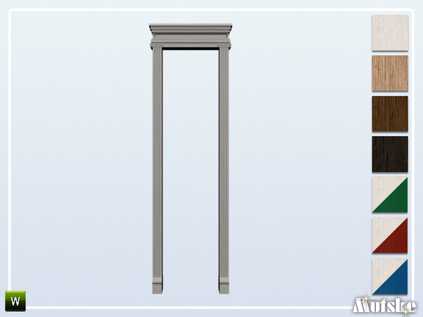 Sims 4 — Caesar Mid Wall Arch 1x1 by Mutske — This arch is part of the Caesar Constructionset. Made by Mutske@TSR. 