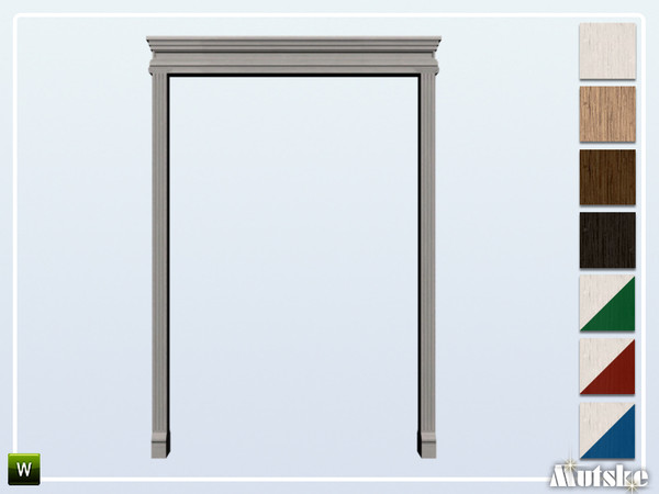 Sims 4 — Caesar Mid Wall Arch 2x1 by Mutske — This arch is part of the Caesar Constructionset. Made by Mutske@TSR. 