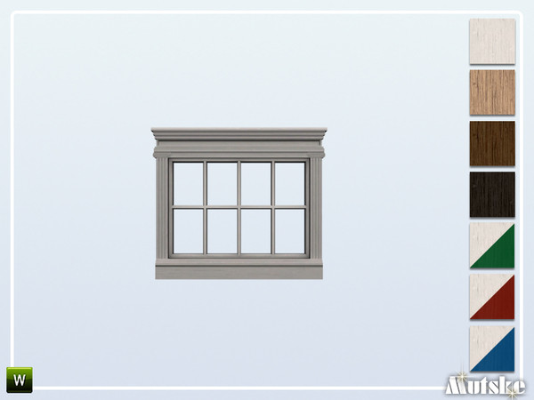 Sims 4 — Caesar Window Counter 3x1 by Mutske — This window is part of the Caesar Constructionset. Made by Mutske@TSR. 