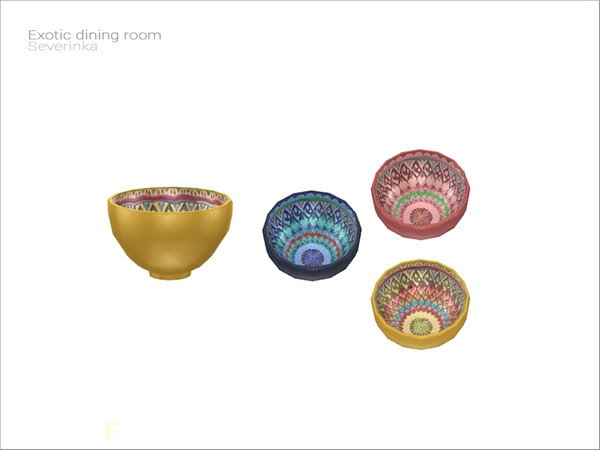 Sims 4 — [Exotic dining] - vase by Severinka_ — Vase From the set 'Exotic dining room' Build / Buy category: Decor /