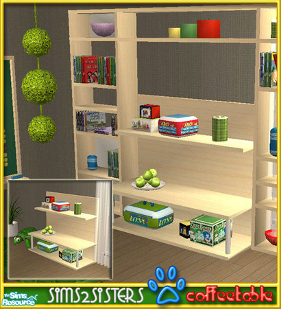 Sims 2 — S2S Turtle Childroom- CoffeeTable - Mesh by sims2sisters — 