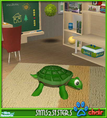 Sims 2 — S2S Turtle Childroom - Chair 2 - Mesh by sims2sisters — 