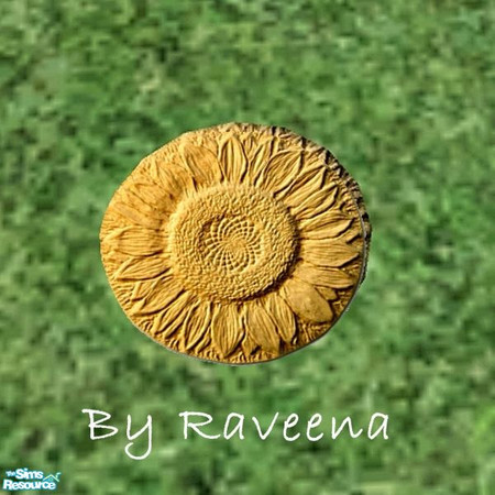 Sims 2 — Stepping Stone - Daisy by Raveena — Part of the Garden Stepping Stone 2 set. Find it in Build Mode. You will
