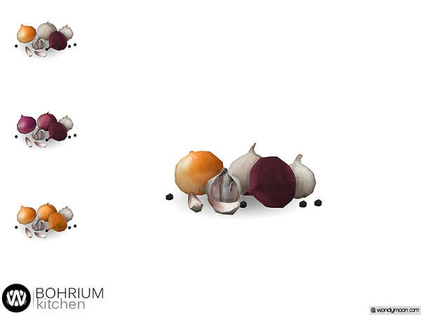 Sims 4 — Bohrium Vegetables I by wondymoon — - Bohrium Kitchen - Vegetables I - Wondymoon|TSR - Creations'2019