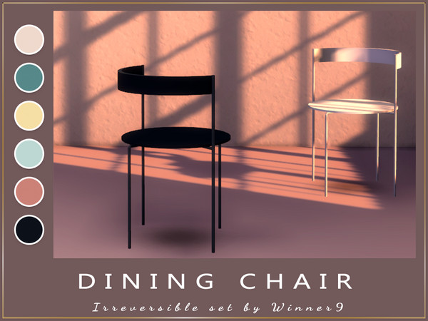 Sims 4 — Dining chair by Winner9 — This is chair from my set Irreversible, you can find it easy in your game by typing