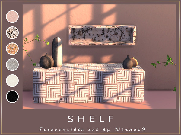 Sims 4 — Shelf by Winner9 — This is shelf from my set Irreversible, you can find it easy in your game by typing Winner9