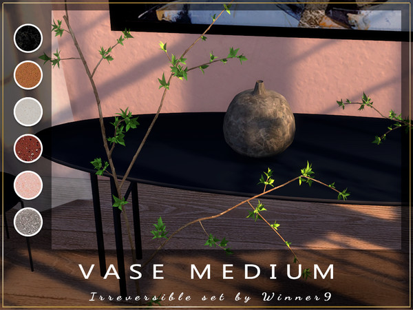 Sims 4 — Vase medium by Winner9 — This is medium vase from my set Irreversible, you can find it easy in your game by