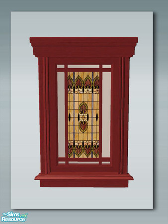Sims 2 — Rustic Living: Window - Red by Shakeshaft — Part of a set of Window and Doors to accompany my Rustic Living Room