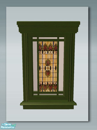 Sims 2 — Rustic Living: Window - Green by Shakeshaft — Part of a set of Window and Doors to accompany my Rustic Living