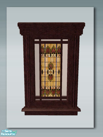 Sims 2 — Rustic Living: Window - Dark Wood by Shakeshaft — Part of a set of Window and Doors to accompany my Rustic