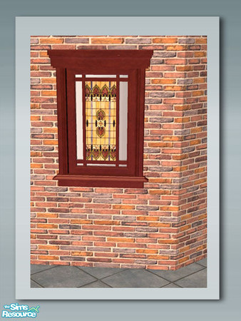 Sims 2 — Rustic Living: Single Window - Diagonal by Shakeshaft — Part of a set of Window and Doors to accompany my Rustic