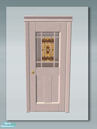 Sims 2 — Rustic Living: Door - White by Shakeshaft — Part of a set of Window and Doors to accompany my Rustic Living Room