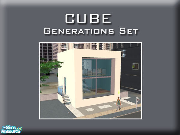 Sims 2 — Cube Generations Set by Tigerblue — Urban living for your streetwise Sims! Inspired by LadyGaia\'s Generations