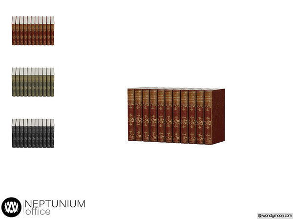 Sims 4 — Neptunium Books I by wondymoon — - Neptunium Office - Books I - Wondymoon|TSR - Creations'2019