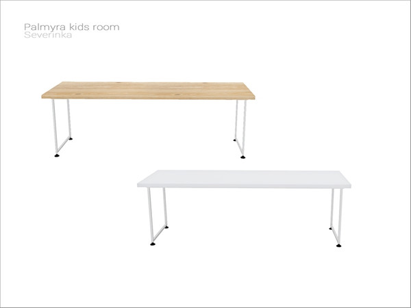 Sims 4 — [Palmyra kidsroom] - desk by Severinka_ — Desk From the set 'Palmyra kidsroom' Build / Buy category: Surfaces /