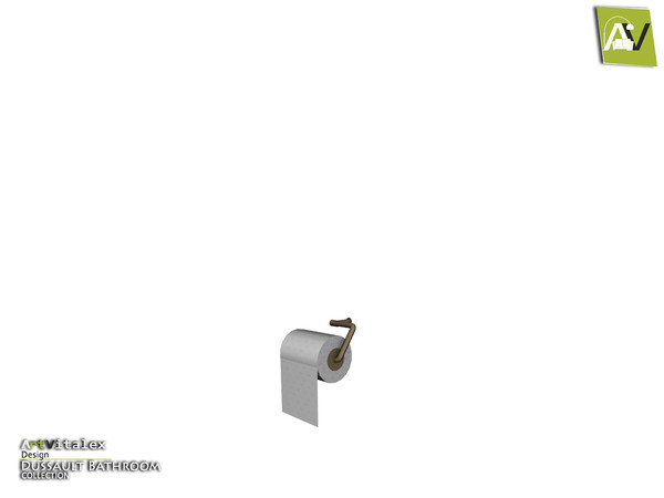 Sims 4 — Dussault Toilet Paper Holder by ArtVitalex — - Dussault Toilet Paper Holder - ArtVitalex@TSR, Sep 2019
