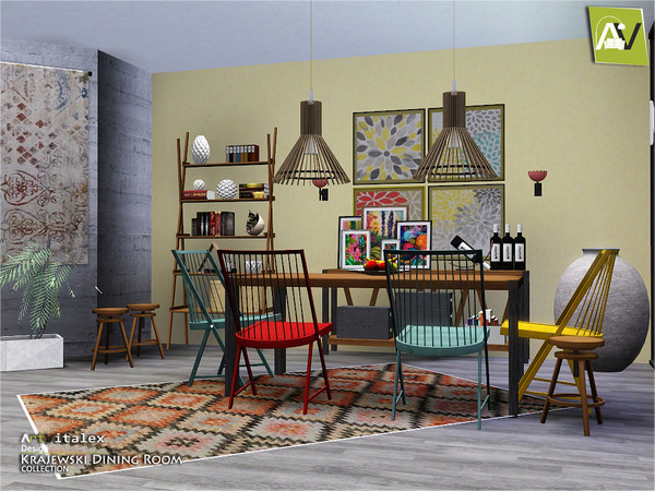 Sims 3 — Krajewski Dining Room by ArtVitalex — - Krajewski Dining Room - ArtVitalex@TSR, Sep 2019 - All objects are