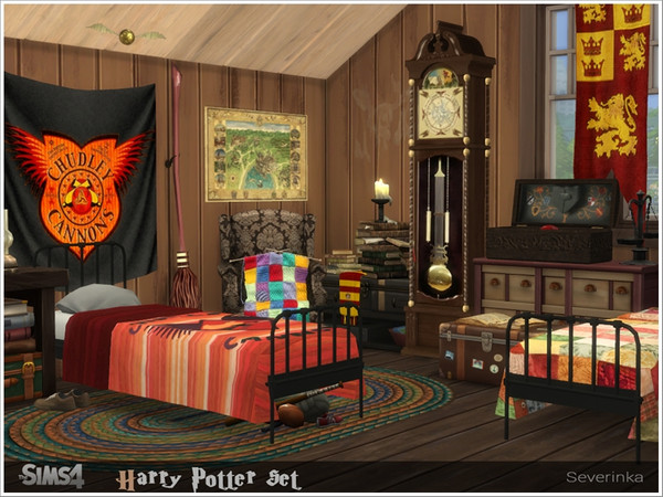 Sims 4 — Harry Potter set by Severinka_ — Sul Sul ! Magic is in the air A small set of items from the world of Harry