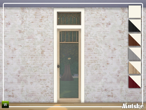 Sims 4 — Linton Door with Top 1x1 by Mutske — This door is part of the Linton Constructionset. Made by Mutske@TSR. 