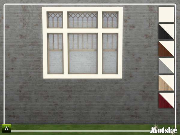 Sims 4 — Linton Window Counter 2x1 by Mutske — This window is part of the Linton Constructionset. Made by Mutske@TSR. 
