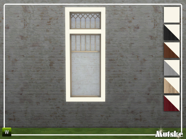 Sims 4 — Linton Window Middle SIngle 2x1 by Mutske — This window is part of the Linton Constructionset. Made by
