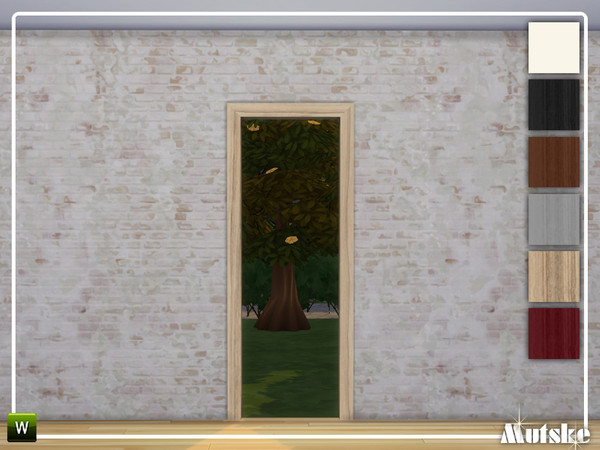 Sims 4 — Linton Arch with No Top Single 2x1 by Mutske — This arch is part of the Linton Constructionset. Made by