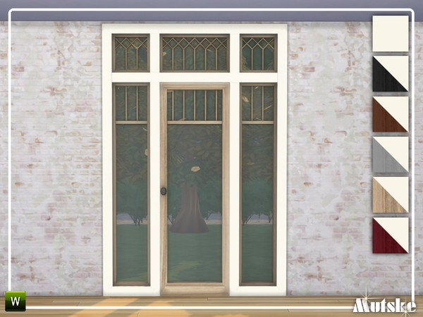 Sims 4 — Linton Door with Top 3x1 by Mutske — This door is part of the Linton Constructionset. Made by Mutske@TSR. 