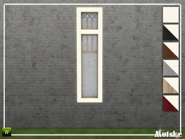 Sims 4 — Linton Window Middle Small 1x1 by Mutske — This window is part of the Linton Constructionset. Made by
