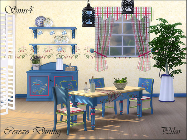 Sims 4 — Cerezo by Pilar — country style for dream cabins