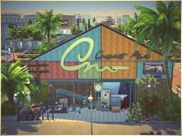 Sims 4 — Flash Studio by lotsbymanal — A place that have every thing your sims need. Its a studio with different sets,