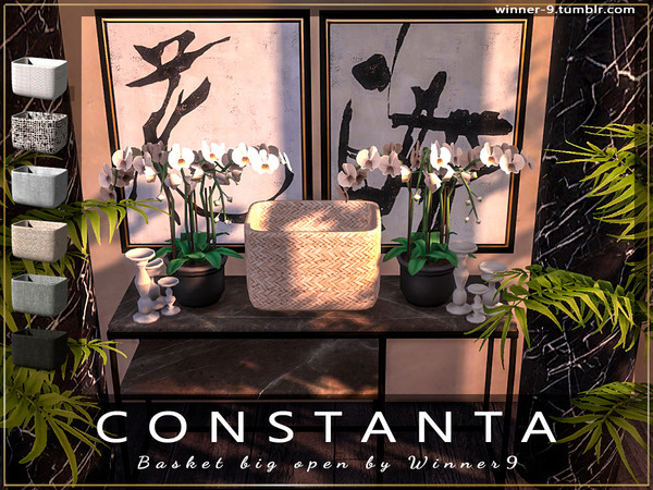 Sims 4 — Basket big open by Winner9 — This is big open basket from my set Constanta, you can find it easy in your game by