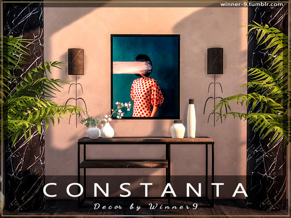 Sims 4 — Constanta decor by Winner9 — Constanta furniture and decor perfectly fits for the penthouses, minimalistic and