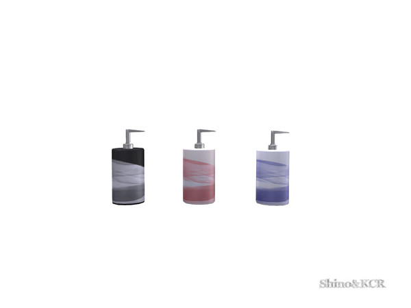 Sims 4 — Bathroom Revolution - Soap Spender by ShinoKCR — Sleek modern Bathroom with Designer Pieces in Clutter