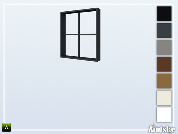 Sims 4 — Wareham Window Privat 1x1 by Mutske — This window is part of the Wareham Constructionset. Made by Mutske@TSR. 