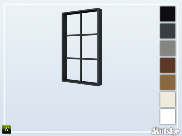 Sims 4 — Wareham Window Counter 1x1 by Mutske — This window is part of the Wareham Constructionset. Made by Mutske@TSR. 