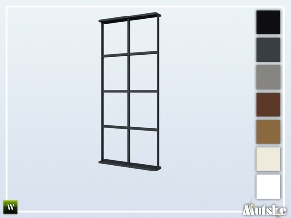 Sims 4 — Wareham Window Middle Center 1x1 by Mutske — This window is part of the Wareham Constructionset. Made by