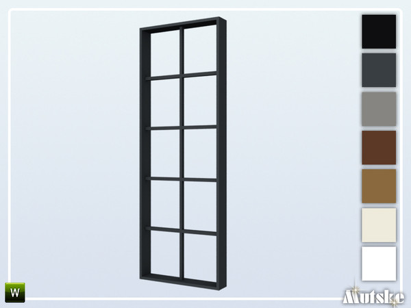 Sims 4 — Wareham Window Tall 1x1 by Mutske — This window is part of the Wareham Constructionset. Made by Mutske@TSR. 