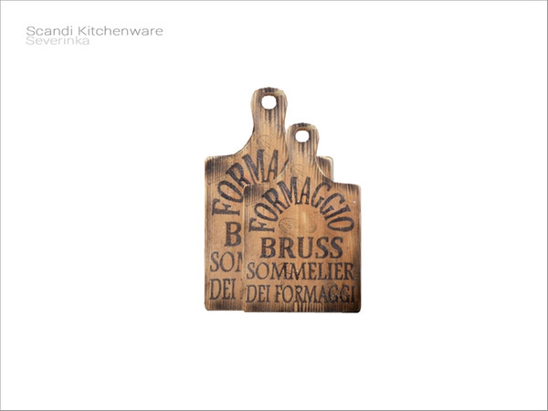 Sims 4 — [ScandiKitchenware] - 2 cutting boards by Severinka_ — 2 cutting boards From the set 'Scandi Kitchenware' Build