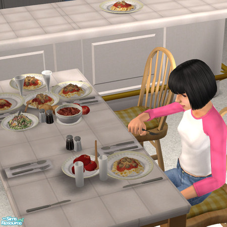 Sims 2 — The Spread 2 MESH by DOT — The Spread 2 MESH JRon Table Clutter. Sims 2 by DOT of The Sims Resource.