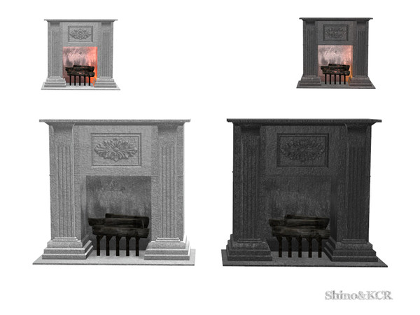 Sims 4 — Dining Flare - Fire Place by ShinoKCR — Inspired by Flare Series of Clive Christian 