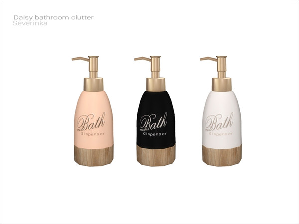 Sims 4 — [Daisy bathroom clutter] - dispenser by Severinka_ — Dispenser From the set 'Daisy bathroom clutter' Build / Buy