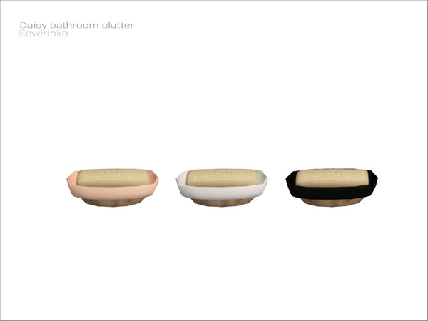 Sims 4 — [Daisy bathroom clutter] - soap by Severinka_ — Soap From the set 'Daisy bathroom clutter' Build / Buy category: