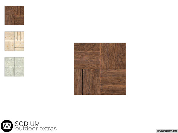 Sims 4 — Sodium Floor by wondymoon — - Sodium Outdoor Extras - Floor - Wondymoon|TSR - Creations'2020