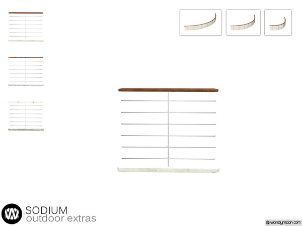 Sims 4 — Sodium Fence by wondymoon — - Sodium Outdoor Extras - Fence - Wondymoon|TSR - Creations'2020