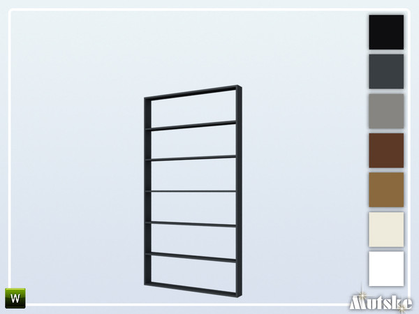 Sims 4 — Wareham Roomdivider Tall6 2x1 by Mutske — This roomdivider is part of the Wareham Constructionset. With slots,