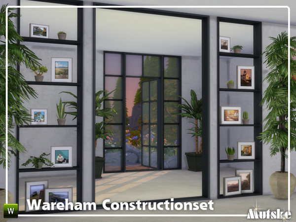 Sims 4 — Wareham Constructionset Part 3 by Mutske — This is the third part of the Wareham Construction. This set contains