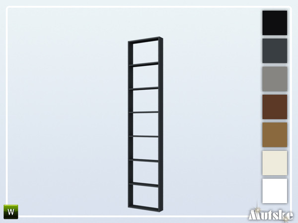 Sims 4 — Wareham Roomdivider Tall7 1x1 by Mutske — This roomdivider is part of the Wareham Constructionset. With slots,